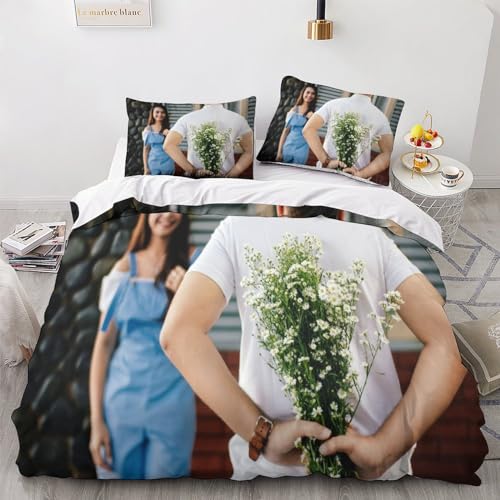 Housse de couette 3D imprimé personnalisé literie microfibre double - 3