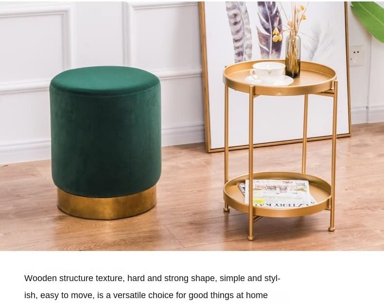 Pouf ottoman vert gain de place pour petits espaces - 4