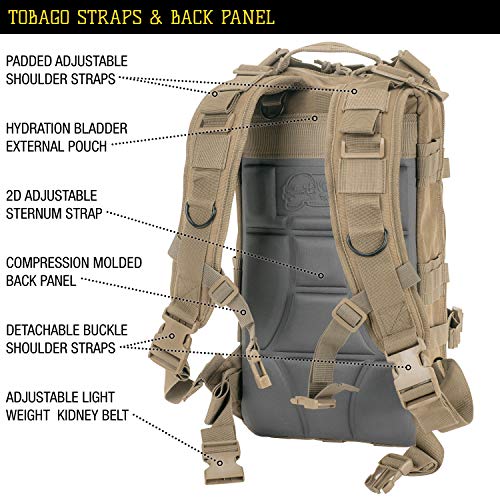 Voodoo Tactical Level Iii Assault Pack, Coyote Tan #TOP5