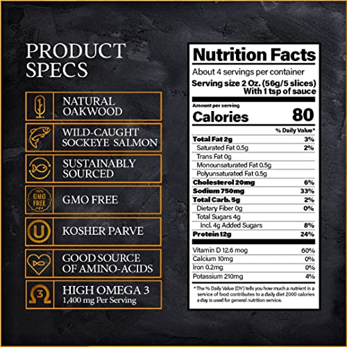 New York's Delicacy - 5 X 8 Oz. (2.5 Lb.) - Wild Caught Smoked Sockeye Salmon, Round Toast-Sized In Three Variety Seasonings (Pepper, Traditional And Dill) - Includes An Exquisite Honey-Mustard-Dill Sauce. #TOP4