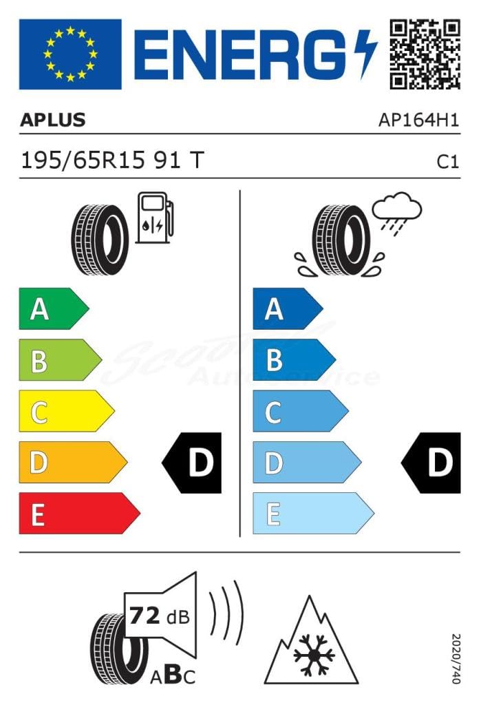 APLUS - 195/65 R15 TL 91T A 502 - Winterreifen