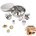 Produktbild Mini Geometrische Cookie Keks Ausstecher Set,Metall Ausstechformen Set Einfacher Rand Geometrische Formen Mini Schneider,DIY Tools für Backen,Weihnachten (24 Stücke)