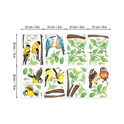 Vinilos decorativos para paredes con diseño de aves miniatura 5
