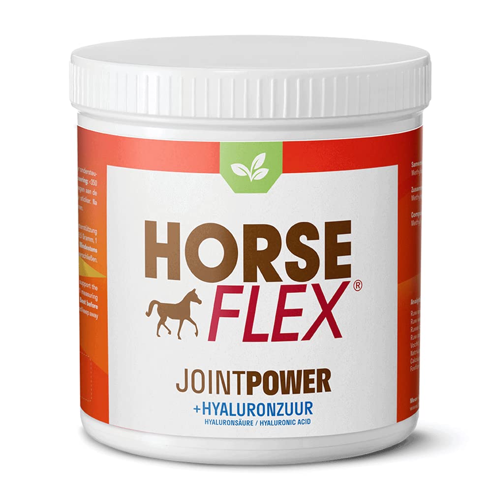 HorseFlex JointPower avec acide hyaluronique pour chevaux pour soutenir les articulations, les tendons, les ligaments, le cartilage et la synovia (liquide articulaire) – 3000 g