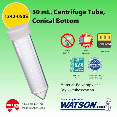 Tubo centrífugo cónico de 50 ml WATSON-BIO-LAB, suministro para laboratorios, 24 unidades 2