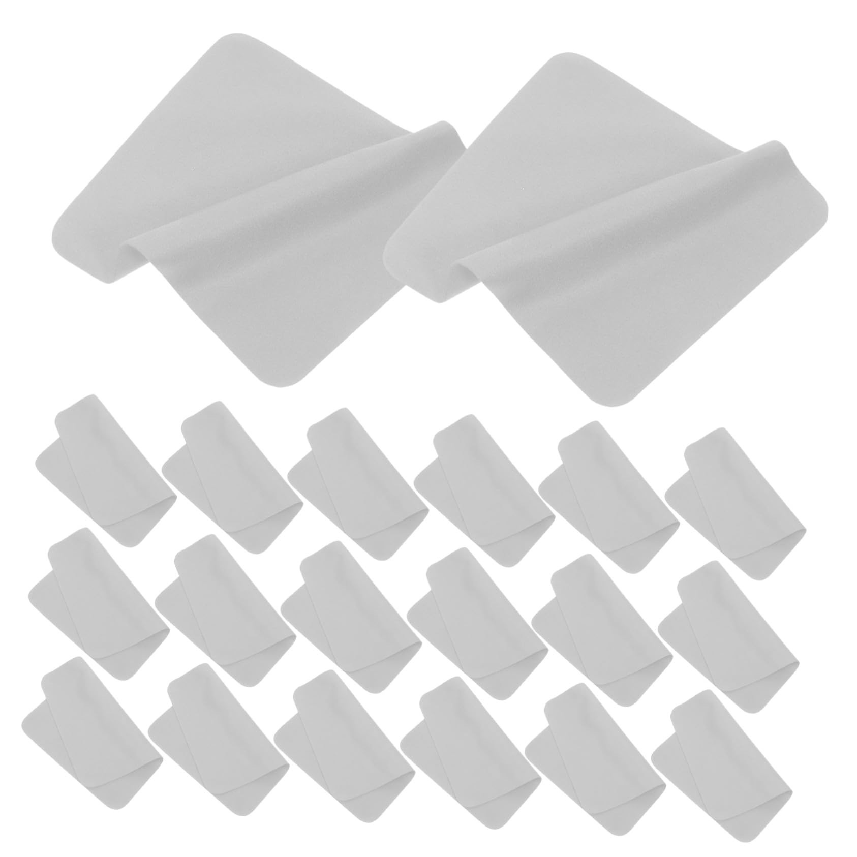 Abaodam 100pièces Chiffons Microfibre pour Lunettes Lingettes de Nettoyage pour Verres Chiffons pour Lentilles de Lunettes Lingettes pour Écrans Microfibre pour Verres pour Lentilles
