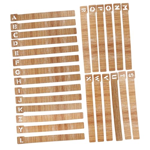 Signets bois alphabet et marque-pages pour ranger la chambre des enfants