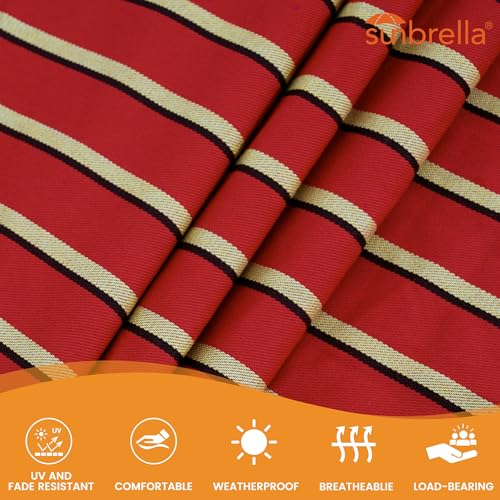 Image of Lazy Daze 12 FT Sunbrella Fabric Hammock, Non-Fading Double Outdoor Hammock
