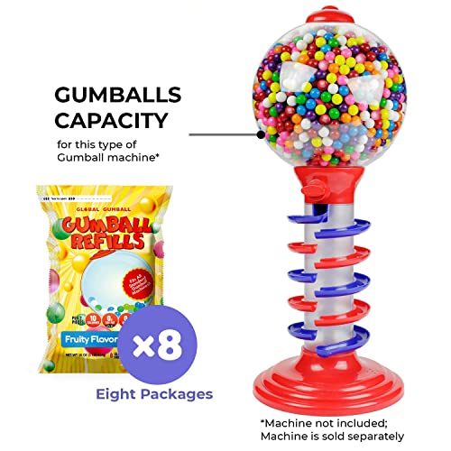 Gumballs For Gumball Machine - 0.5 Inch Mini Gumballs Balls For Kids - Gumball Machine Refills #TOP4