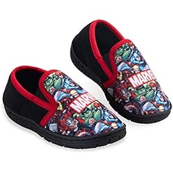 Marvel Zapatillas Casa Niño - Spiderman Avengers(Negro Avengers, numeric_34)