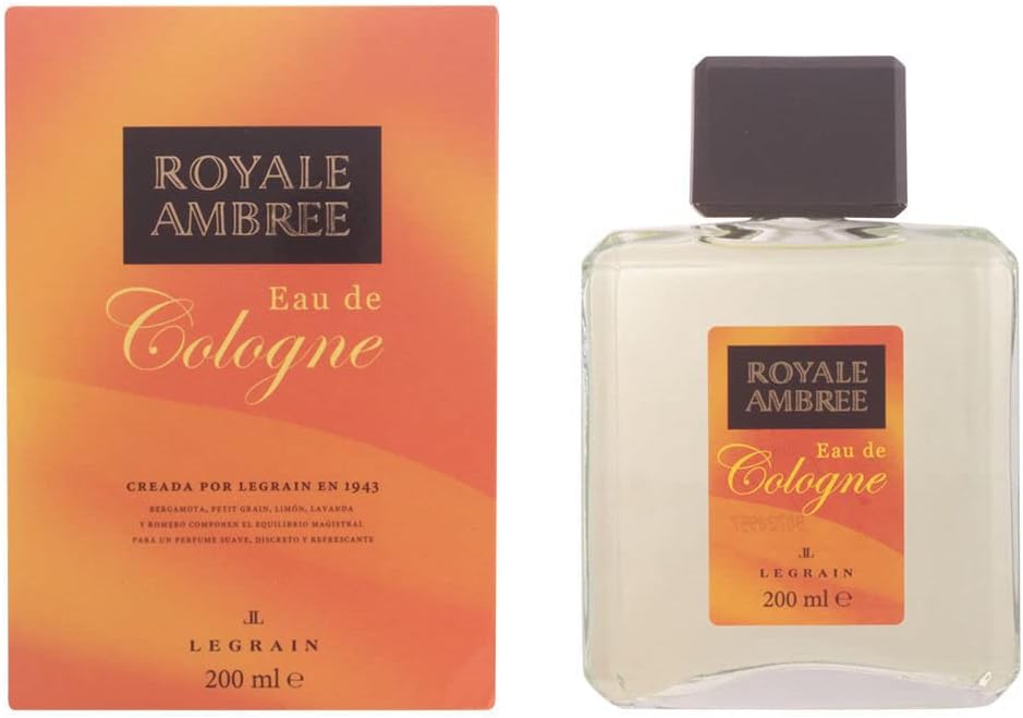 Royale Ambree by Legrain for Men. 6.7 Oz Eau De Cologne Splash