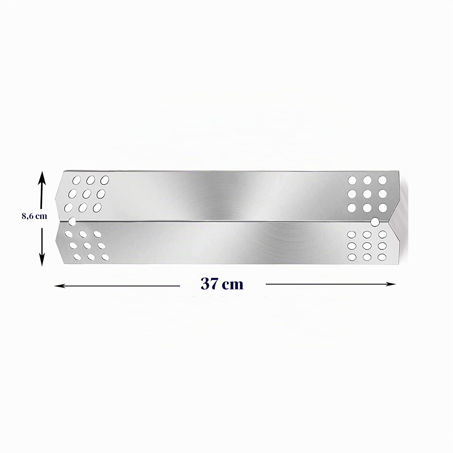 GFTIME 37CM Kit de Barbacoa Piezas de Repuesto Quemadores de gas & Placa de Calor para Sunbeam Nexgrill Grill Master 720-0697 Parrilla Accesorios