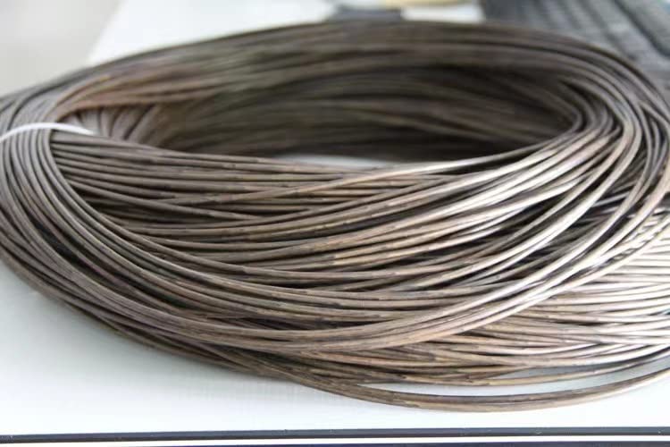 XLSBZ Rattan Reparaturmaterial - 90m Kunststoff Rattan 5mm Kaffeefarbe