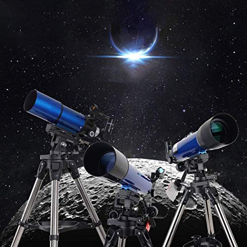 Telescopio astronómico refractor con trípode ajustable miniatura 5