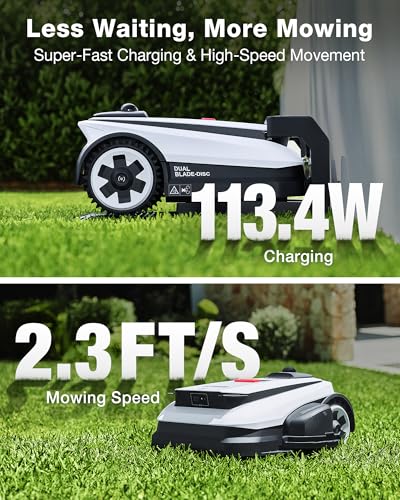 Image of ECOVACS Goat A2000 LiDAR PRO Robotic Lawn Mower for Up to 1 /2 Acre, Wire-Free with Dual-LiDAR Auto Mapping, Built-in TruEdge Edge Trimmer, AIVI 3D Obstacle Avoidance, Smart App Control