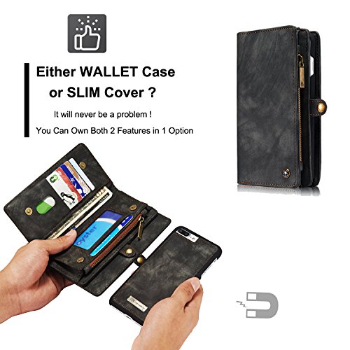 Caseme - Custodia a portafoglio in pelle per