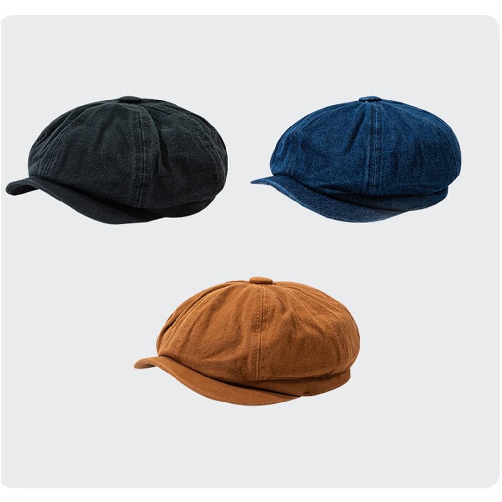 Duck Tongue Cap Korean Version of Men's Retro Newsboy Octagonal Cap Painter Beret