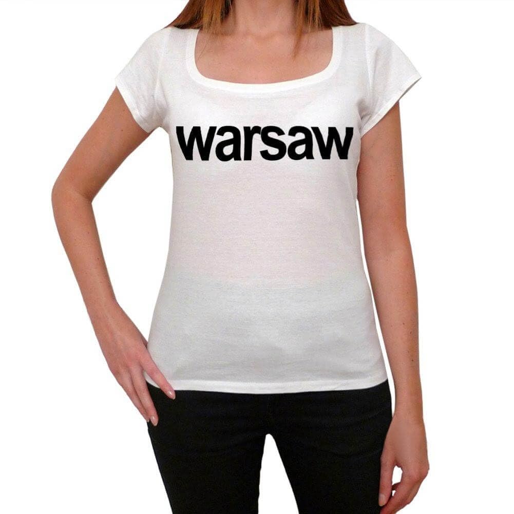 UltrabasicWomen's Graphic T-Shirt Warsaw Short Sleeve Tee-Shirt Vintage Birthday Gift Ladies Novelty Tshirt