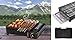 DWD® Sizzle Table-Top Camping Barbecue BBQ Grill - Portable Gas Stove Cooking Burner Grill Tray Powerful 2.3 kW stainless steel burner Complete with 4 skewers & tong, Carry Case DUAL FUEL VERSION