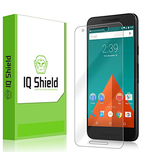 IQShield Screen Protector Compatible with LG Nexus 5X (2015) LiquidSkin Anti-Bubble Clear TPU Film