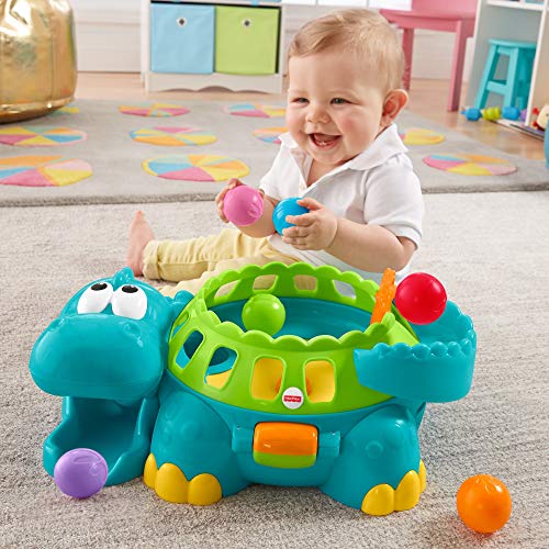 Fisher-Price Atividades e Sons Dinossauro Musical com Bolinhas - Exclusivo Amazon