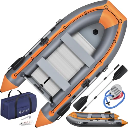 KESSER® Schlauchboot Wave 230-380 cm Set 6-teilig aufblasbar...