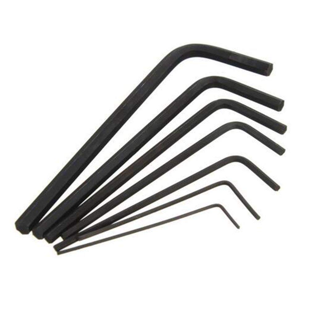 C-FUNN 7pcs 0.7mm-3mm Mini Hexagon Hex Allen Key Wrench Screwdriver Set Tool Kit