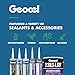 Geocel 2320 Construction Tripolymer Gutter and Narrow Seam Sealant, 10.3 fl oz, Clear, 3 Pack