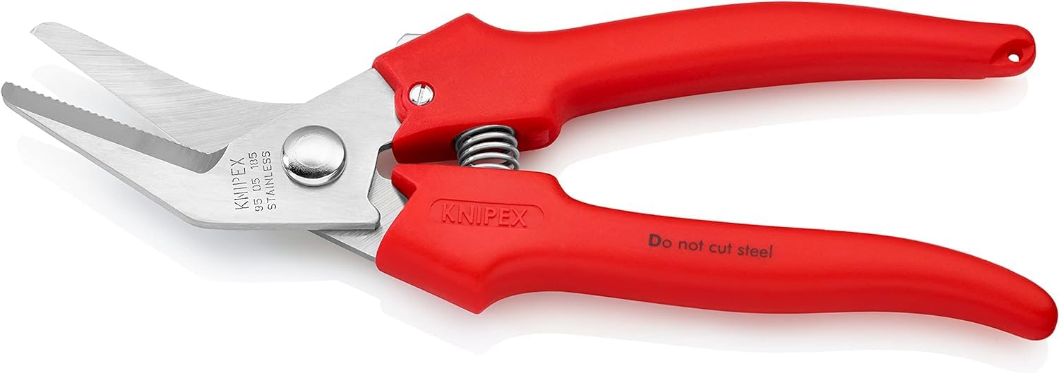 Knipex Cisaille universelle gainage PVC par extrusion 185 mm, 95 05 185