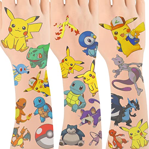 20 Sheets 680 Pcs Cartoon Temporary Tattoos Lovely Party Decoration Stickers, Skin Tattoo Stickers for Kids Party Supplies, Fake Tattoos Art Craft for Kids Boys Girls, Perfect School Rewards Prizes