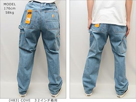 新品未使用34✖️30 carharttカーハート　LooseFit デニムパンツ Carhartt カーハート ペインターパンツ CARHARTT LOOSE-FIT