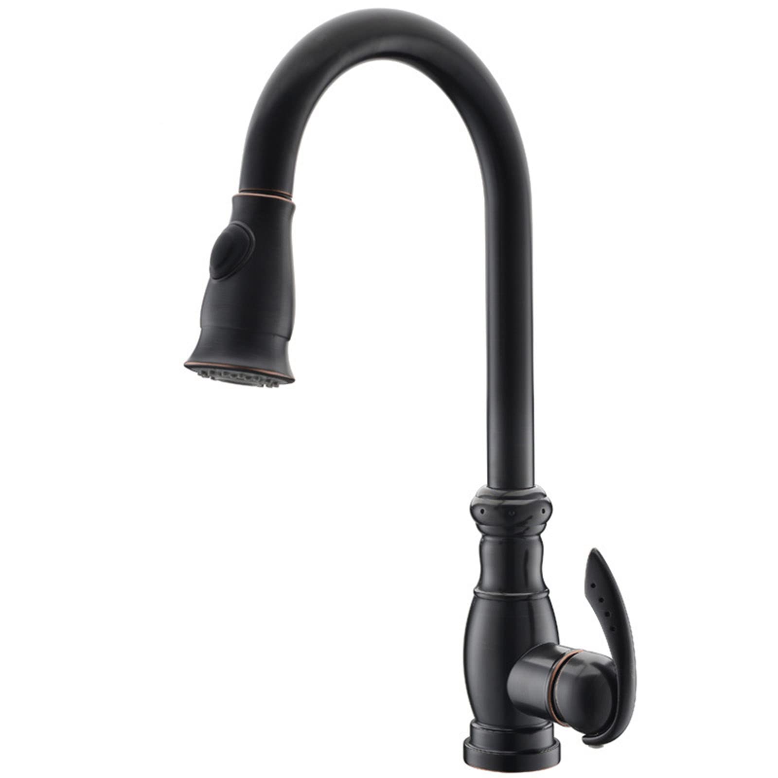 Mitigeur de cuisine en laiton ORB au design rétro chic