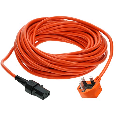 15 Metre Flex Power Cable, Compatible with Victor Rotary Floor Polisher (Orange)