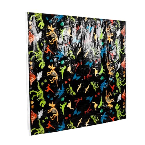 Toyvian Mantel Desechable Uso Patrón de Fósiles de Dinosaurios Mantel para Fiestas de Cumpleaños Decoración de Fondo de Pantalla para Fiesta Infantil Picnic o Evento