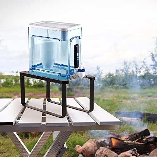 Water Dispenser Stand Compatible With Brita Water Pitcher&Zerowater Pitcher, Drink Dispenser Stand Perfect For Iced Beverage Dispensers With Spigot, Black Metal Water Filter Dispenser Holder Only #TOP7