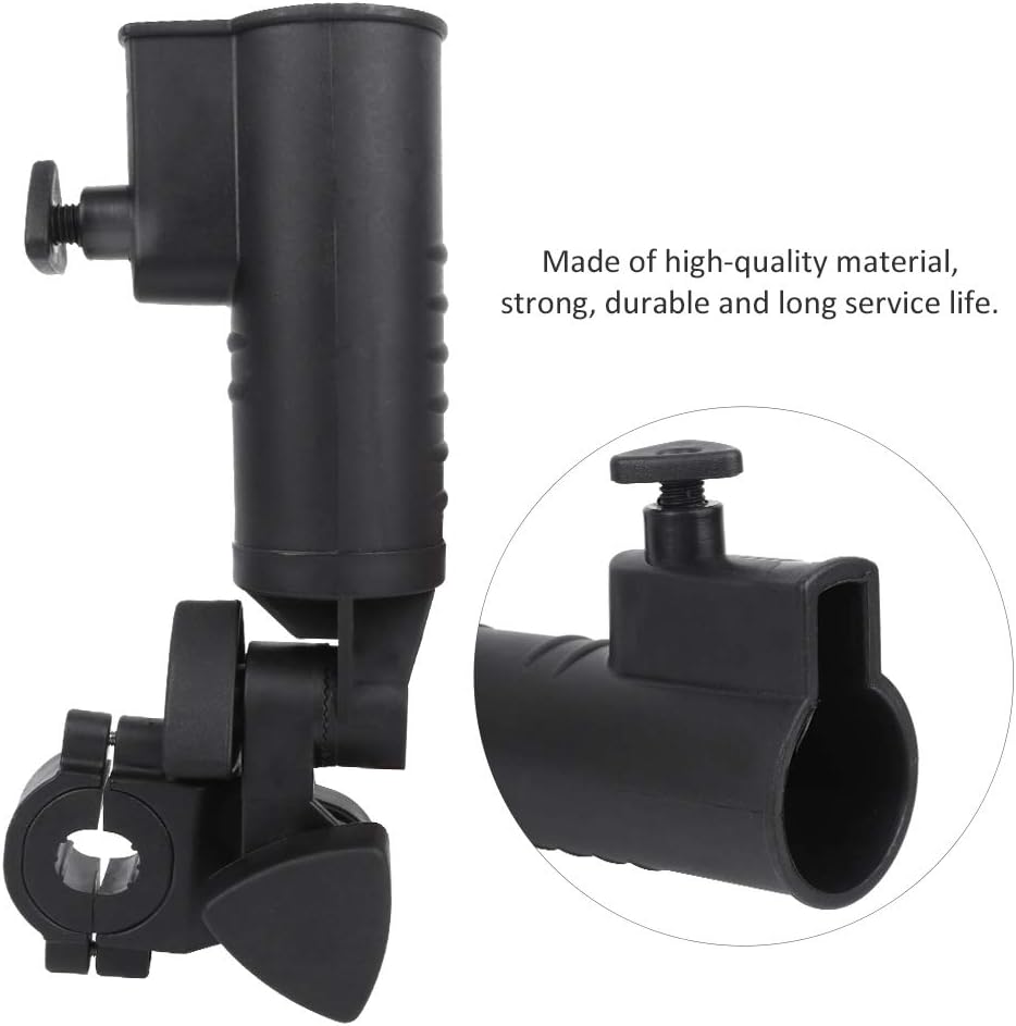 RiToEasysports Golf Trolley Umbrella Holder Adjustable Golf Umbrella Bracket Mount for Golf Cart Bike, Baby Stroller - Image 3