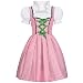 Gaudi-Leathers Dirndl Joy Traje Tradicional de Tirolesa Vestido Moda Alemana de Oktoberfest...