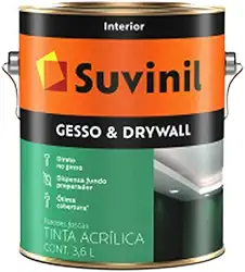 Complemento Suvinil para outras superficies Gesso e Drywall 3,6Lt - Branco - 50508911