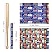 RUSPEPA Reversible Boys Birthday Wrapping Paper Roll, Mini Roll, Colorful Pixel Art and Building Block Design, Funny Fortnite Gift Wrap Paper for Birthday, Gaming Theme Party, 17 Inches x 16.4 Feet