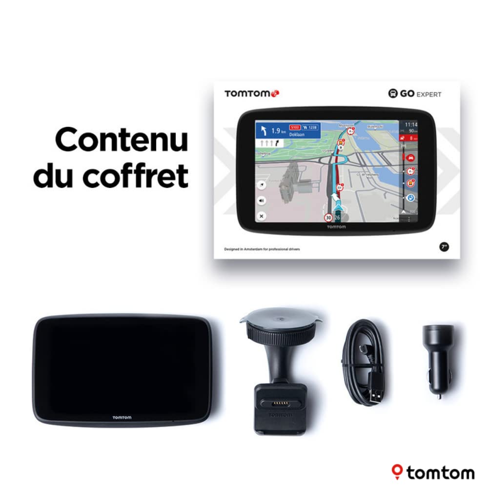 Tomtom GPS Poids Lourds, Noir, 7 Pouces