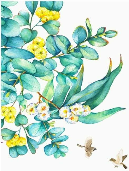 Window Film Privacy Window Film No-Glue Plant Leaves Decorative Glass Covering Static Cling Frosted Window Stickers for Home Decor Decorative Window Film(60x180cm)