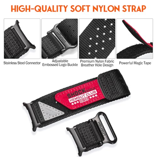 Image of Nylon Watch Band Compatible with Samsung Galaxy Watch Ultra 1 /2. | Millitary Nylon Strap Galaxy Watch Ultra -47mm for Men.