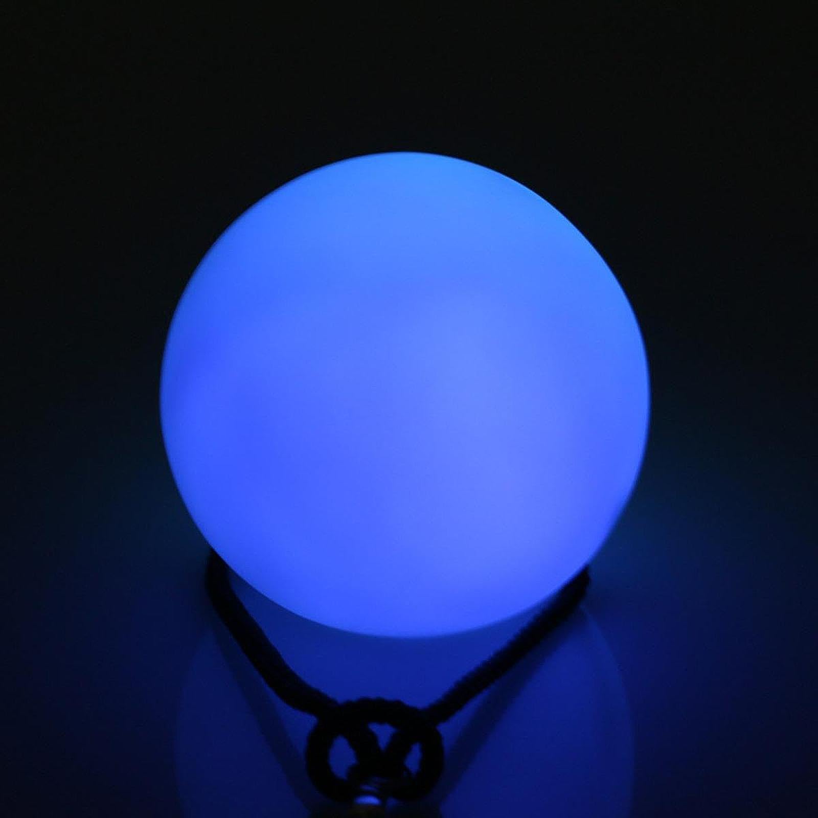Harilla LED-Poi-Ball, Poi-Wurfball, Übungsball mit Stange für Anfänger, Bauchtanzbälle, Fitnessball, Sport, Party, Tanz, Leuchtball