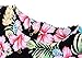 LATUD Women's Sleeveless Vintage Rockabilly Swing Hawaiian Floral Print Dress Black, US 8-10 (Tag M)