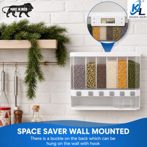 VIKEYHOME 6-Grid Round Food Dispenser W - Image 7