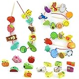 🍅Hilfe bei der Entwicklung von Fähigkeiten: Perlenspiele für Kinder helfen Kindern, kognitive und visuelle Wahrnehmungsfähigkeiten zu entwickeln und die Hand-Auge-Koordination zu fördern. Dieses Spielzeug ist nicht nur sehr gut für Kinder geeignet, um starke Fähigkeiten zu entwickeln, sondern unsere Perlen sind auch groß genug, um von Kindern ab 2 Jahren verwendet zu werden.