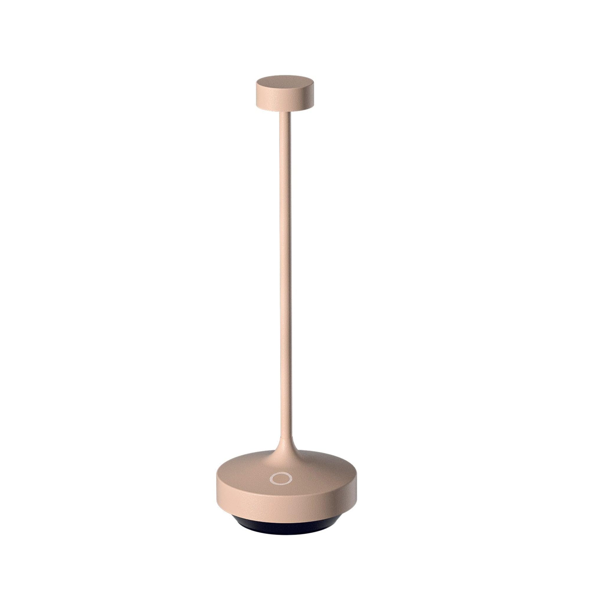 Lumisky Lampe de table sans fil beige touch LED blanc chaud RUBY CREAM H25 cm