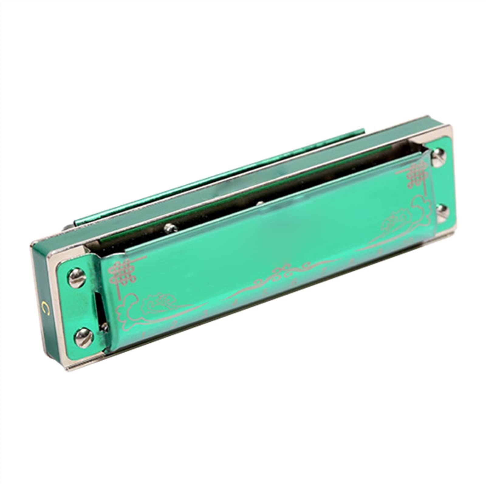 Armonica A Bocca Professionale Armonica Diatonica A 10 Fori Arpa Diatonica Strumenti Musicali Armonica Professionale A 10 Fori (Color : Green F Shape)