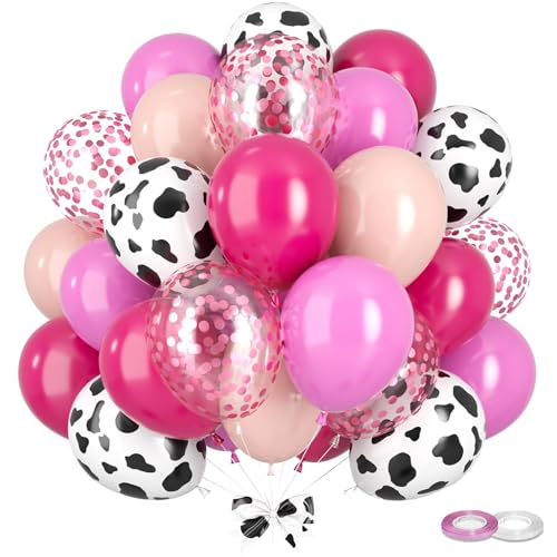 50% Off Cow Print Balloons - 60-Piece Pack for Party Decorations