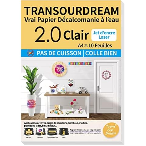 Papier Décalcomanie TransOurDream A4 Cover